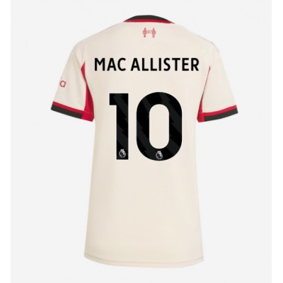 Liverpool Alexis Mac Allister #10 Auswärtstrikot Frauen 2025-26 Kurzarm Liverpool Alexis Mac Allister #10 Auswärtstrikot Frauen 2025-26 Kurzarm